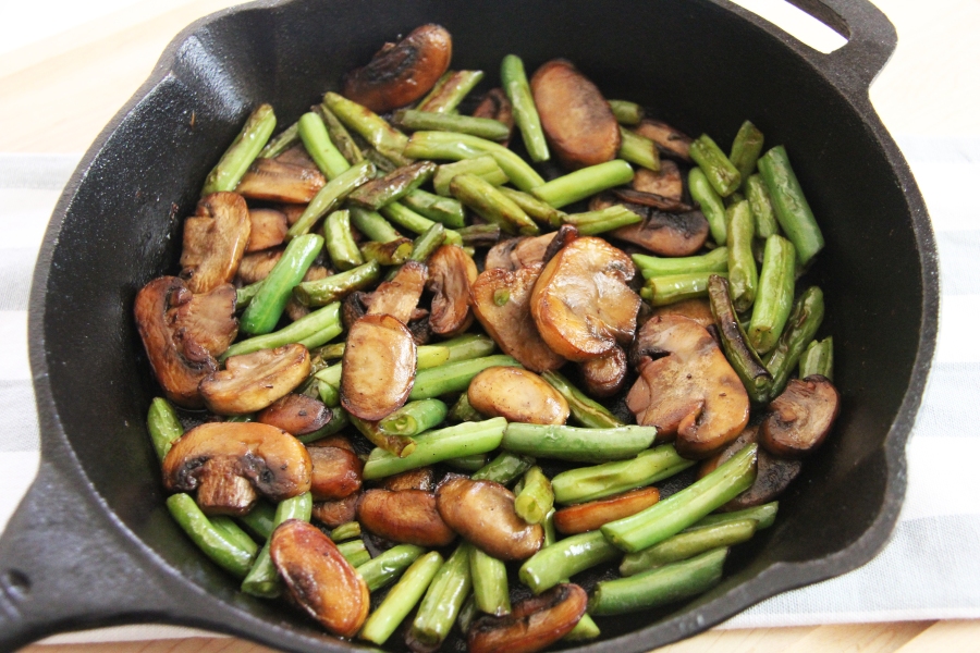 green-beans-and-mushrooms